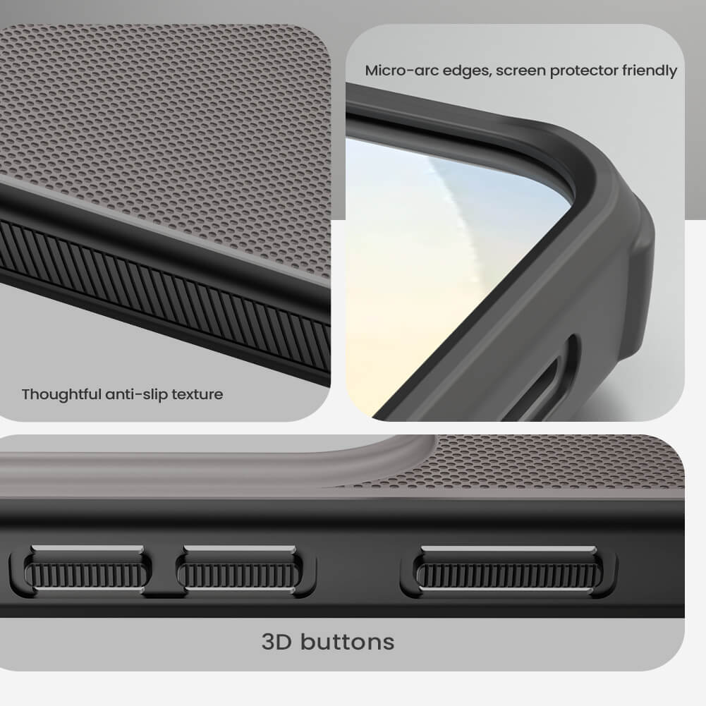 Чехол-крышка NILLKIN для Samsung Galaxy S26 (серия Frosted shield Pro Transparent Black)